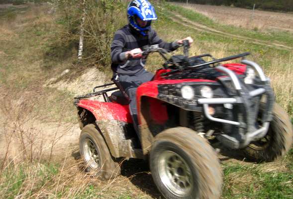 Quad biking