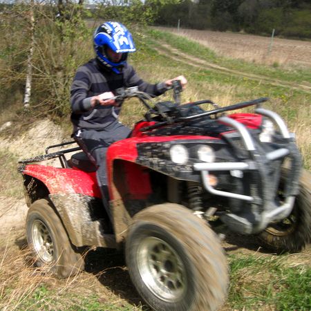 Quad biking