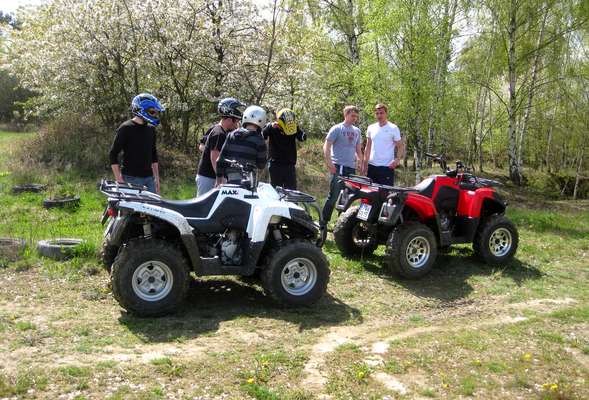 Quad biking