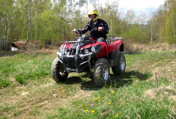 Quad biking