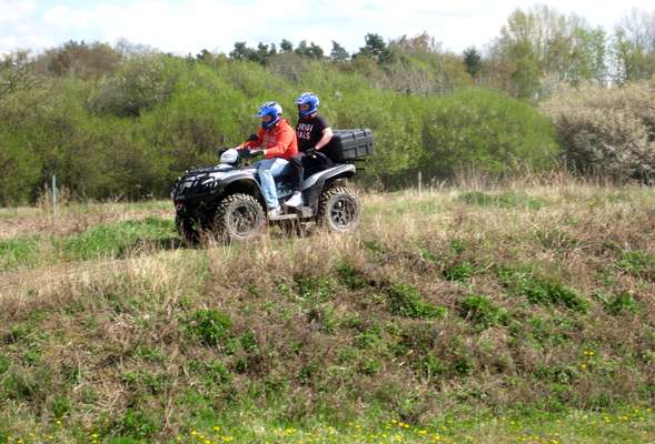 Quad biking