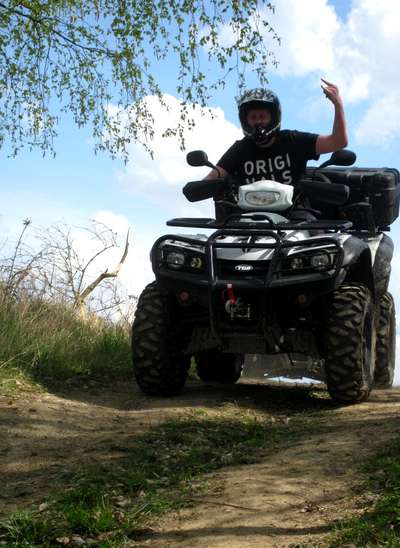 Quad biking