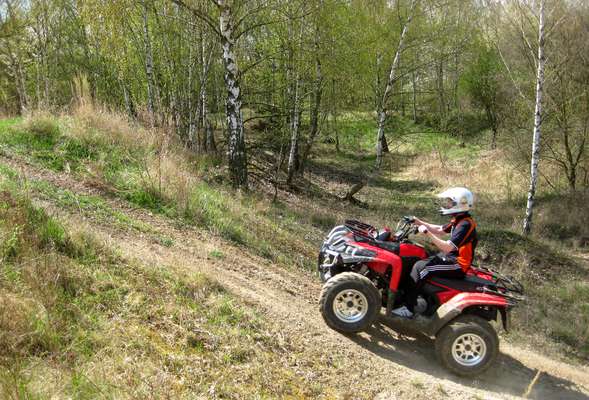 Quad biking
