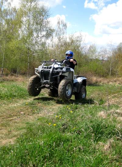 Quad biking