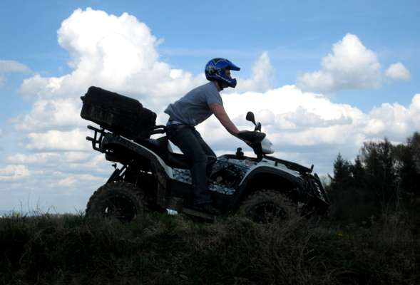 Quad biking