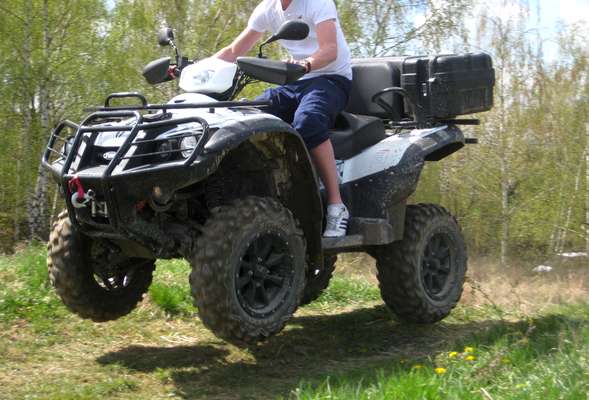 Quad biking