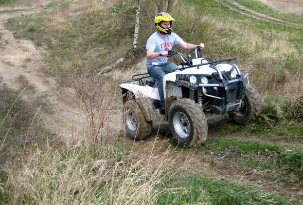 Quad biking