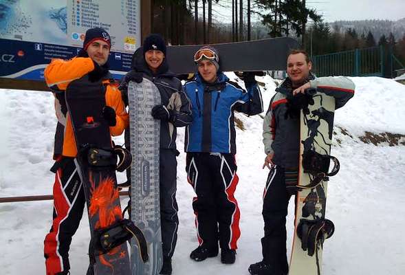 Ready to go on the black slope!