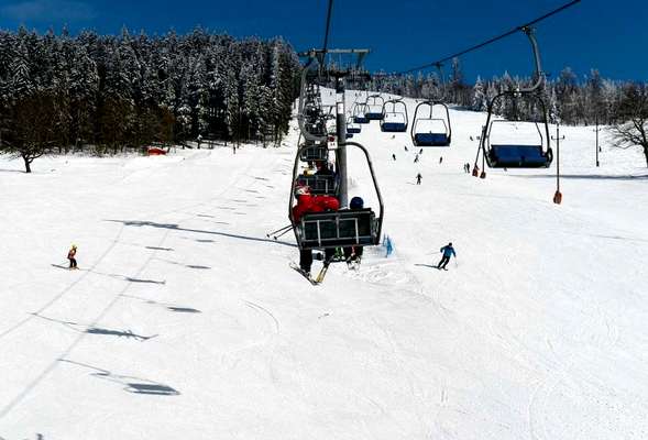 Comfortable ski-lifts