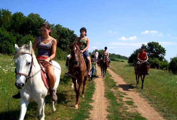 horse riding