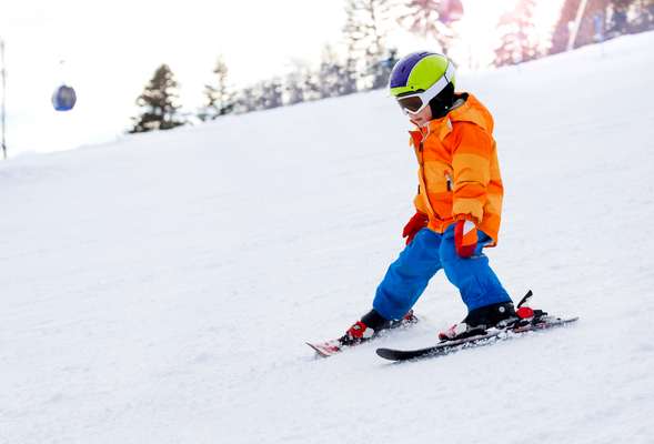 Great condition for skiing also for the smallest ones