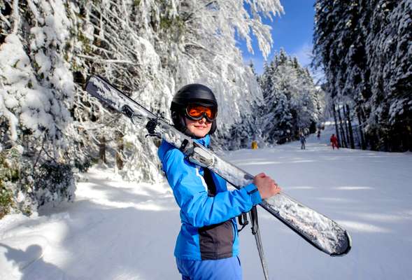 Ski areal Jested is located in the middle of beautiful nature